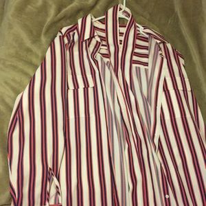 **NEW WITH TAG** a Madison navy whit and red dress